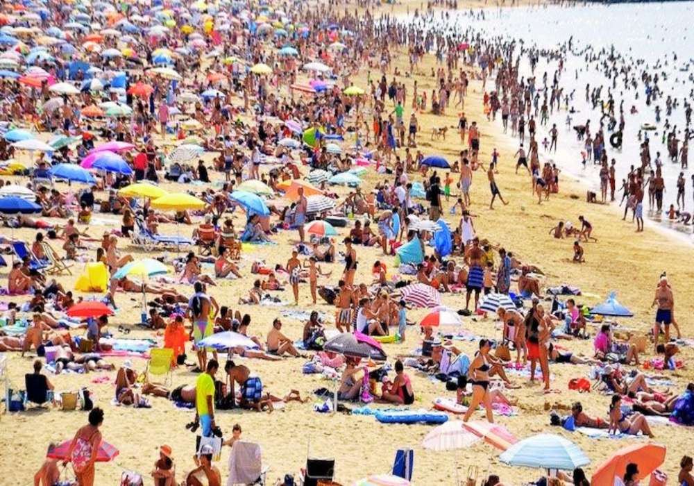Most Crowded Beaches in the World